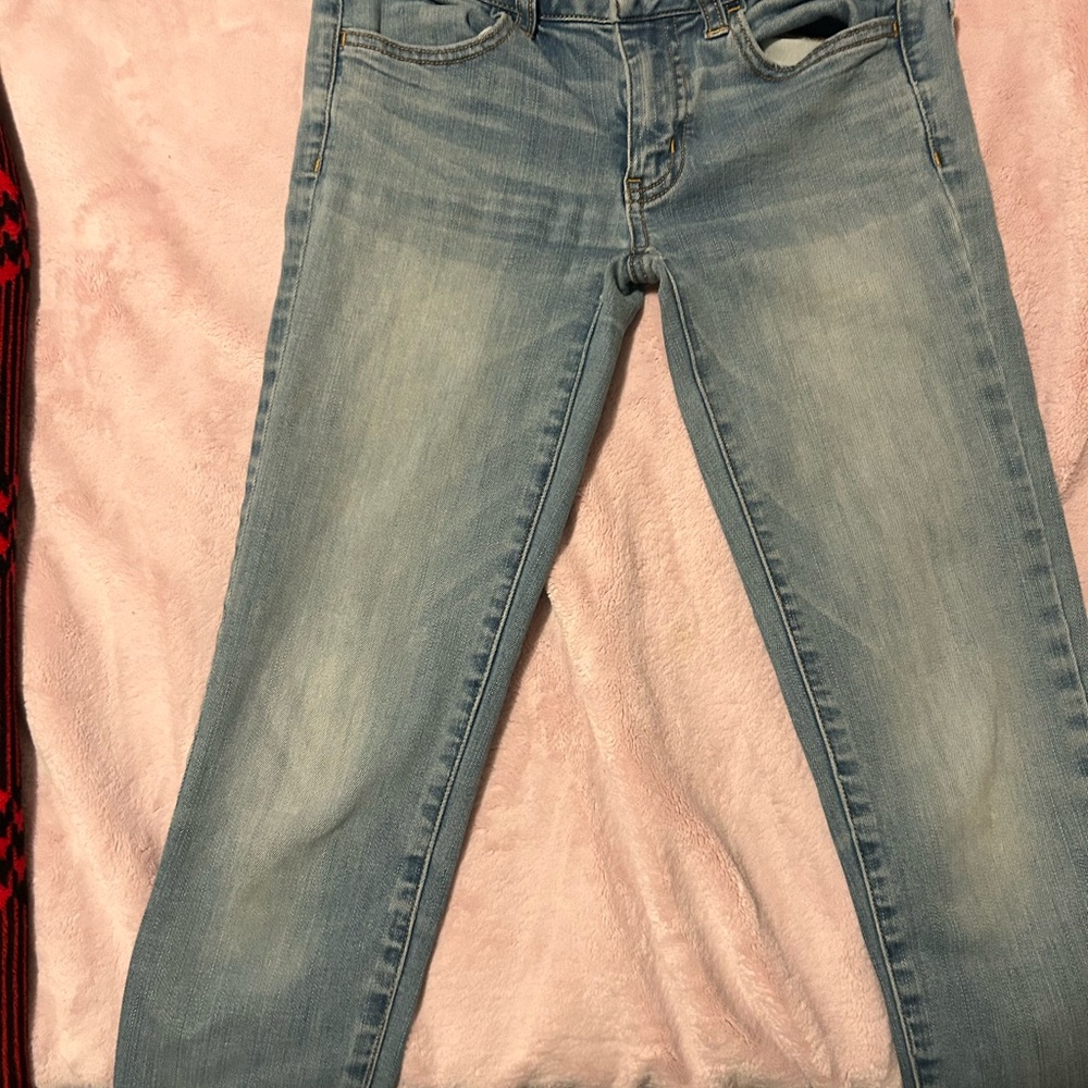 American Eagle Outfitters Light Blue Straight Leg Jeans